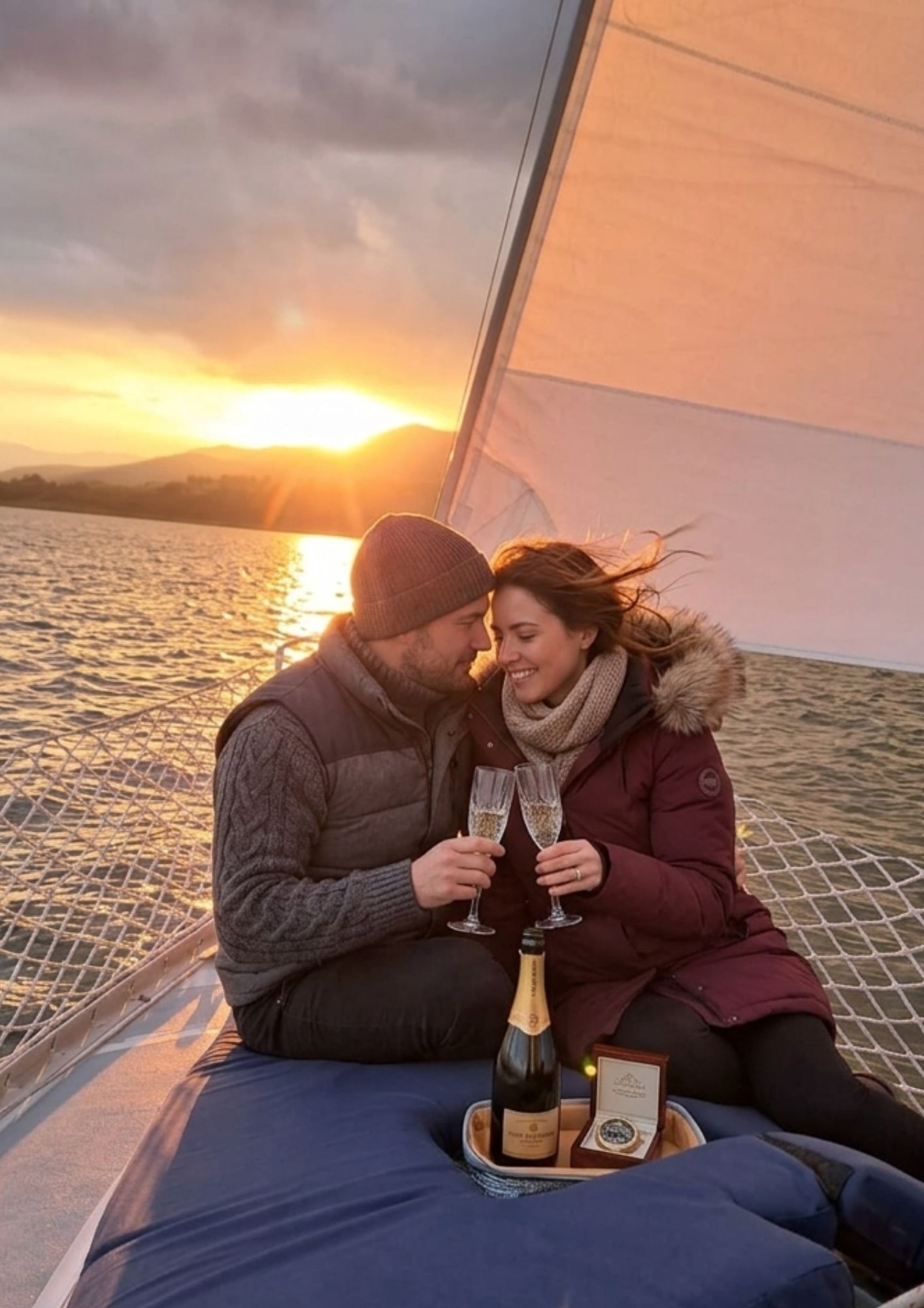 Aniversario en velero cerca de Bogotá
